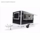 Ys-Fv580 5.8m Orange Large Camper Van Food Trucks Mobile Food Trailer