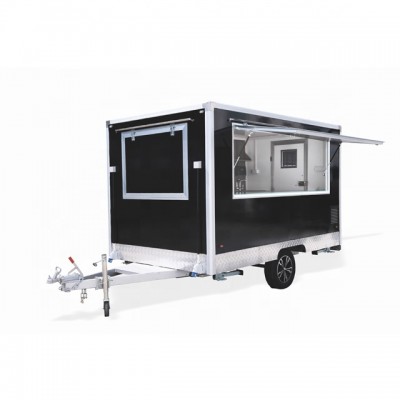 food trailer food van takeaway containers mobil house Hot sale trailer hot dog stall cart for sale